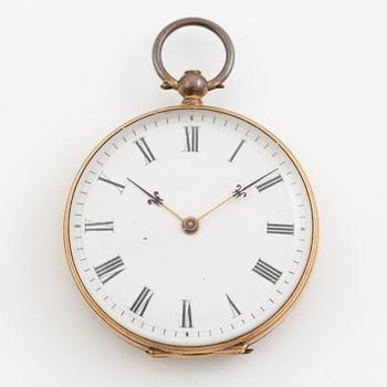 Fickur, 14K guld, 33 mm.