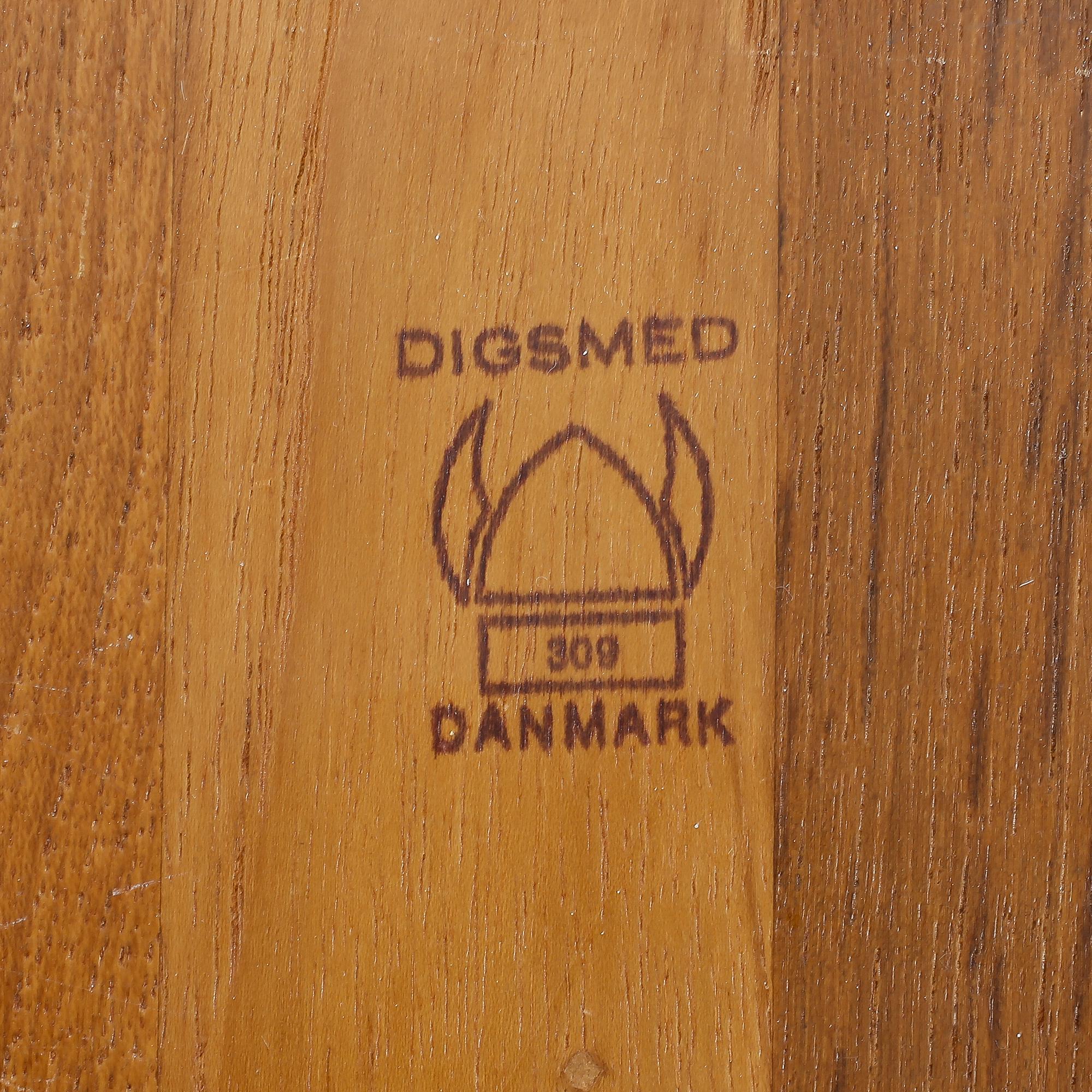PARTI SERVERINGSDELAR, teak, 9 delar, Danmark och Sverige, 1900-talets andra hälft.