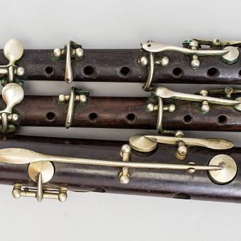 THREE 19TH CENTURY FLUTES.