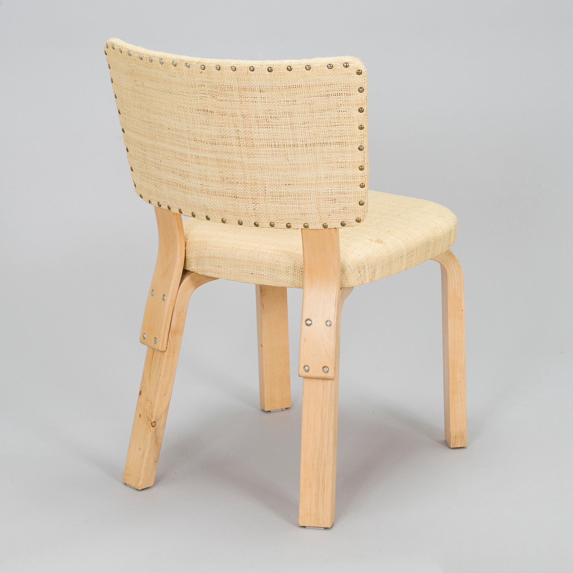 Alvar Aalto, stol, modell 62, O.Y. Huonekalu- ja Rakennustyötehdas A.B. 1900-talets mitt.