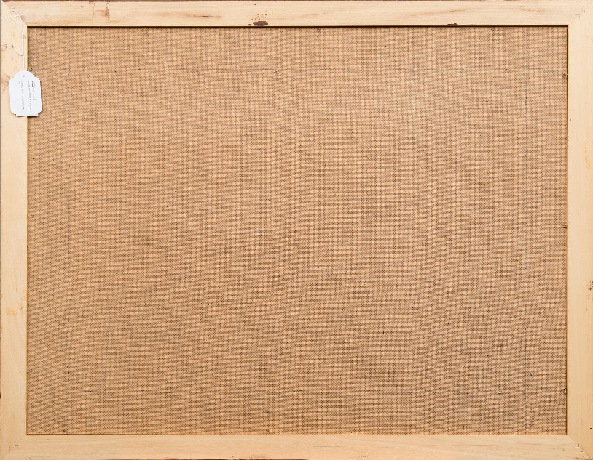 LASSE MARTTINEN, öljy levylle, signeerattu ja päivätty -90.