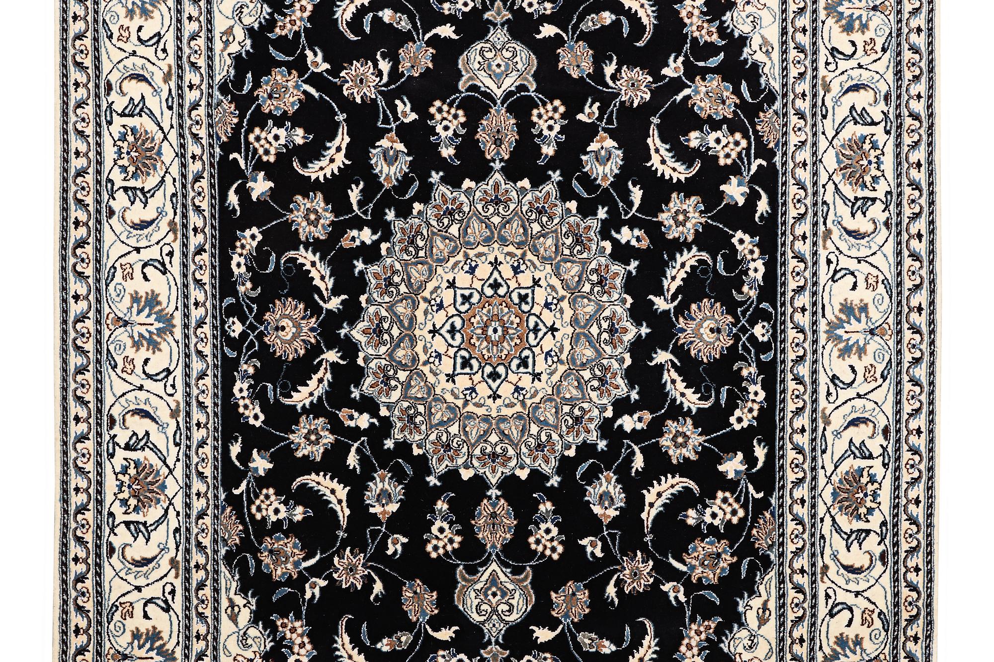 A carpet, Nain, part silk, ca 307 x 198 cm.