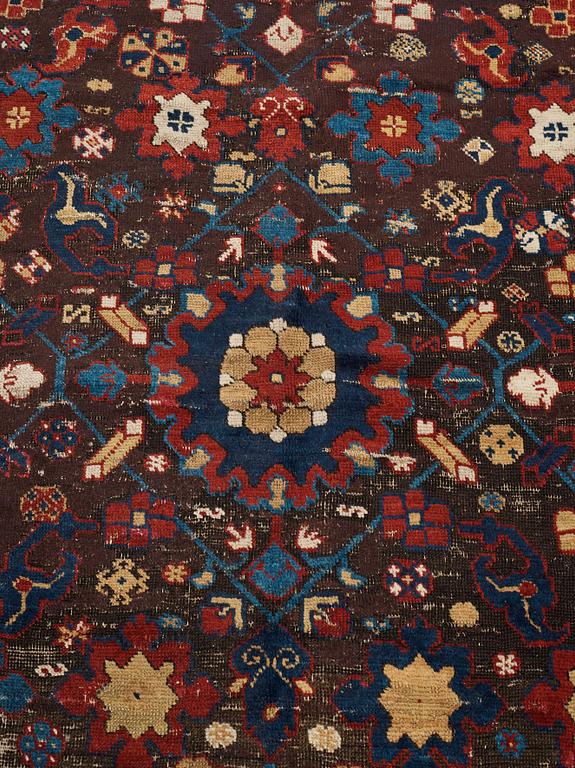 A carpet, fragment, an antique Karabagh 18th century, ca 293-300,5 x 202,5-205,5 cm.