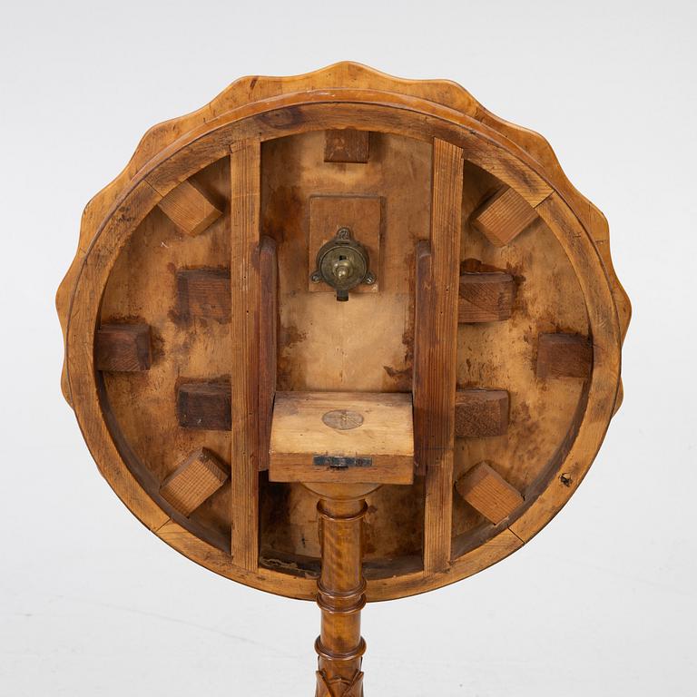 Fällbord, 1800-talets andra hälft.