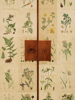 JOSEF FRANK, skåp, "Flora", Firma Svenskt Tenn, 1950-tal.
