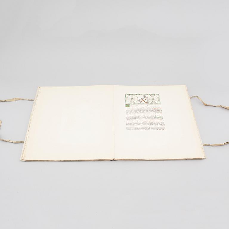 and ARVID AUGUST AFZELIUS, original manuscript and five watercolors, 1907.