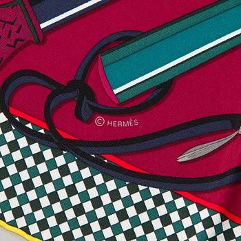 Hermès, scarf, "Fouets et Badines".