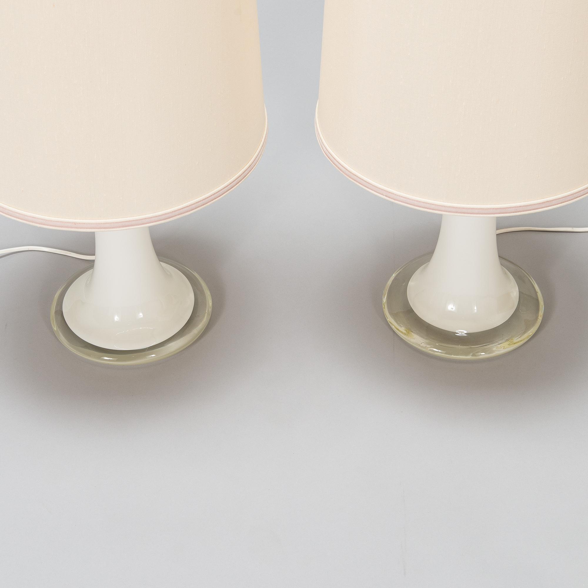 Lisa Johansson-Pape, pöytävalaisinpari, malli 46-017, Stockmann Orno 1900-luvun loppu.