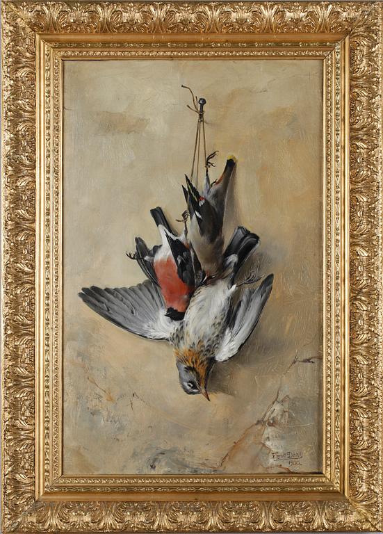 ERNST DAHL, olja på duk, signerad, daterad 1900.