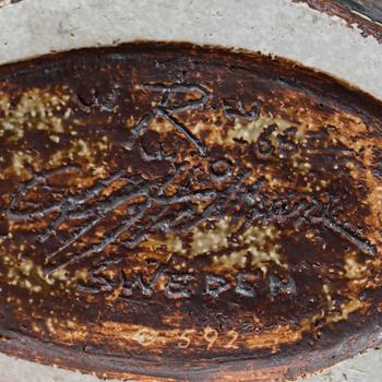 CARL-HARRY STÅLHANE, a signed stoneware vase.