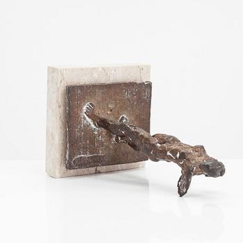 Tapio Kari Kustaa Ovaska, skulptur, brons, signerad och daterad -90.