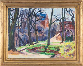 Birger Simonsson, oil on canvas, signed BS. Dated 1932 verso.