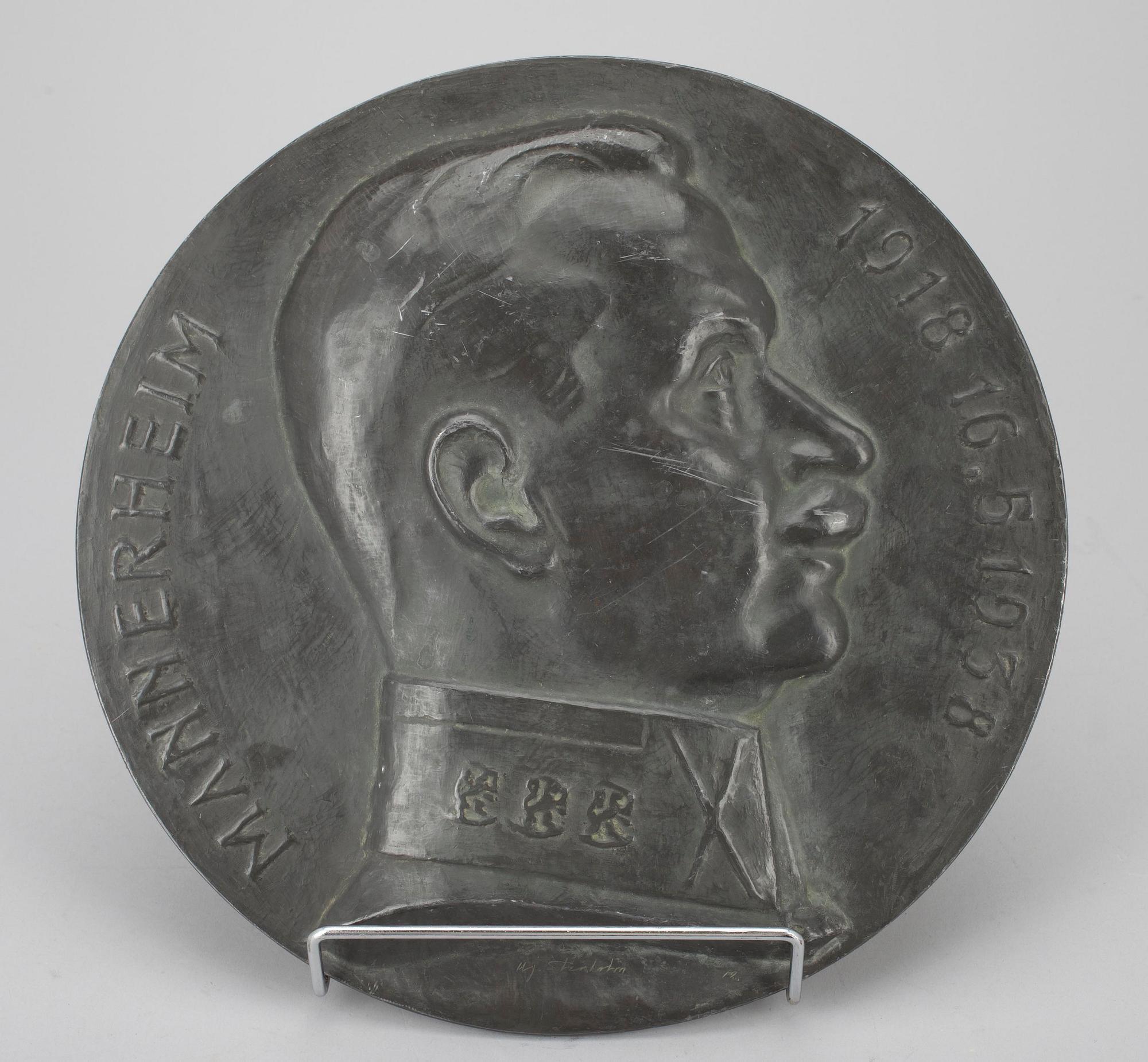 RELIEF, bly, Mannerheim 1918, 16.5.1938.