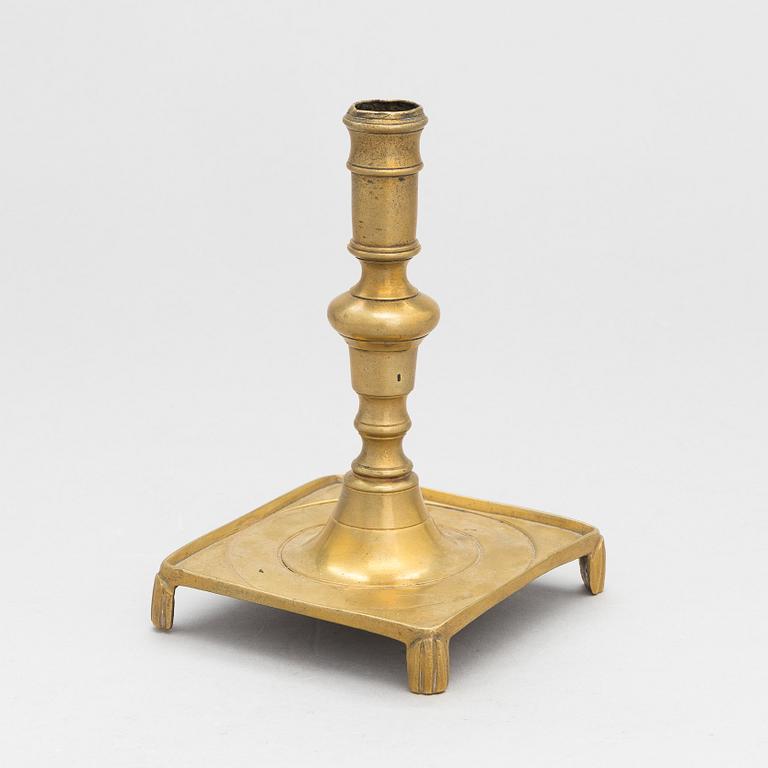 A late 17th century Spanish candlestick.