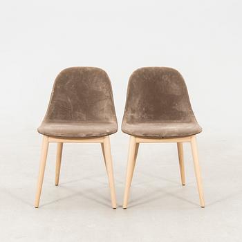 Norm Architects "Harbour Dining Chair" armchairs, a pair, and chairs, a pair, for Audo Copenhagen, contemporary.