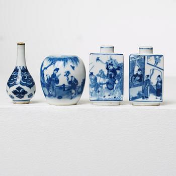 PARTI KINAPORSLIN, 13 delar, 1700-1900-tal.