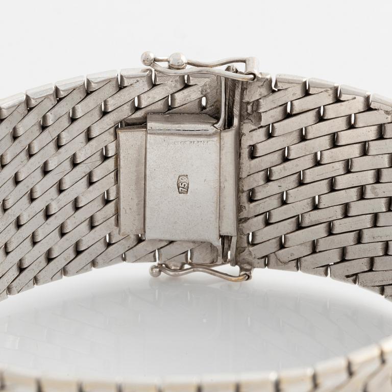 Bucherer, armband, 18K vitguld,