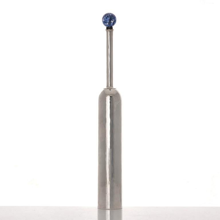 Jan Brunk, flaska, Stockholm 1995, sterling silver.
