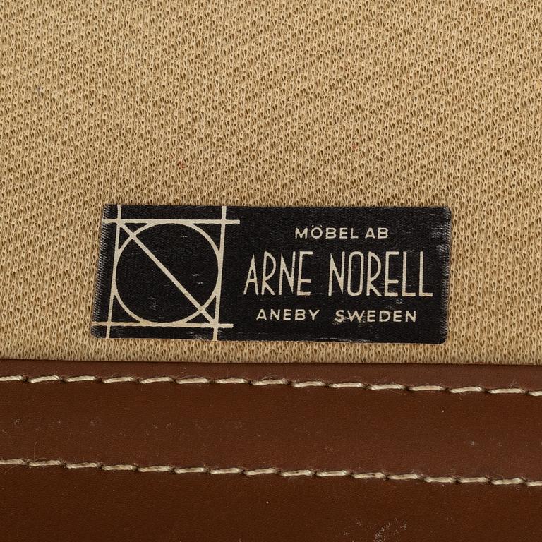 Arne Norell, an 'Inca' stained beech easy chair, Norell Möbel AB, 1970's.