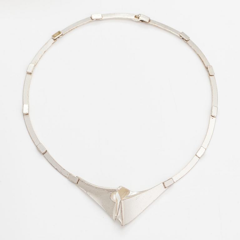 Björn Weckström, Halsband "Albatros", sterlingsilver. Lapponia 1991.