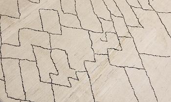 A Moroccan carpet, 293 x 186 cm.