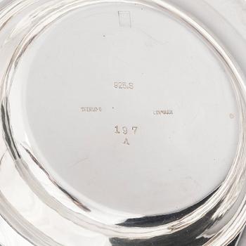 Georg Jensen, a sterling silver bowl, Copenhagen 1925-1932, design nr 197A.