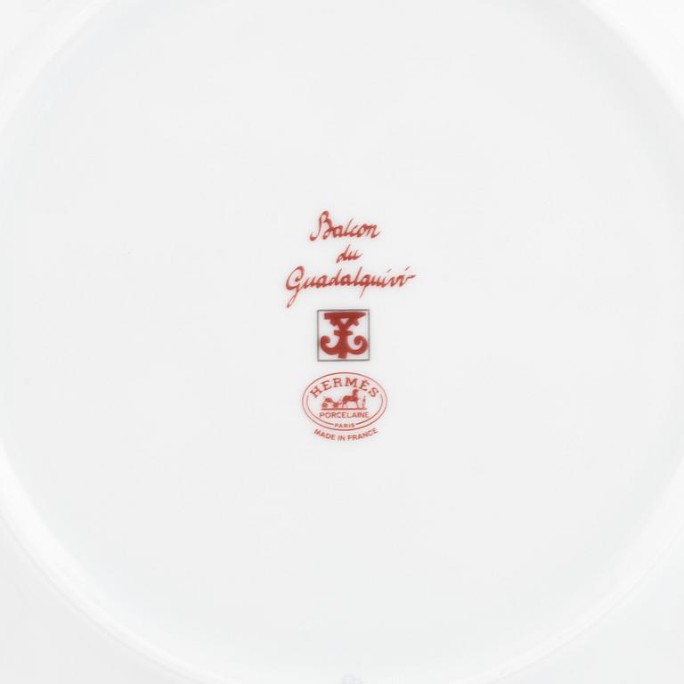 Hermès, plates, a pair, "Balcon du Guadalquivir".