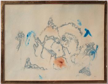 Henri Michaux, "Fond bleu pale".