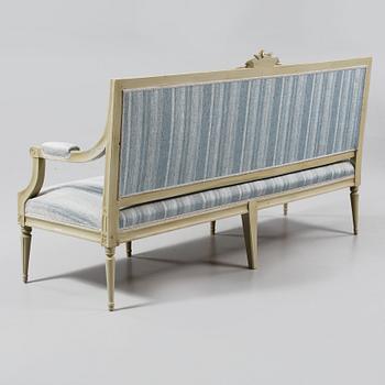 SOFFA, gustaviansk, omkring år 1800.