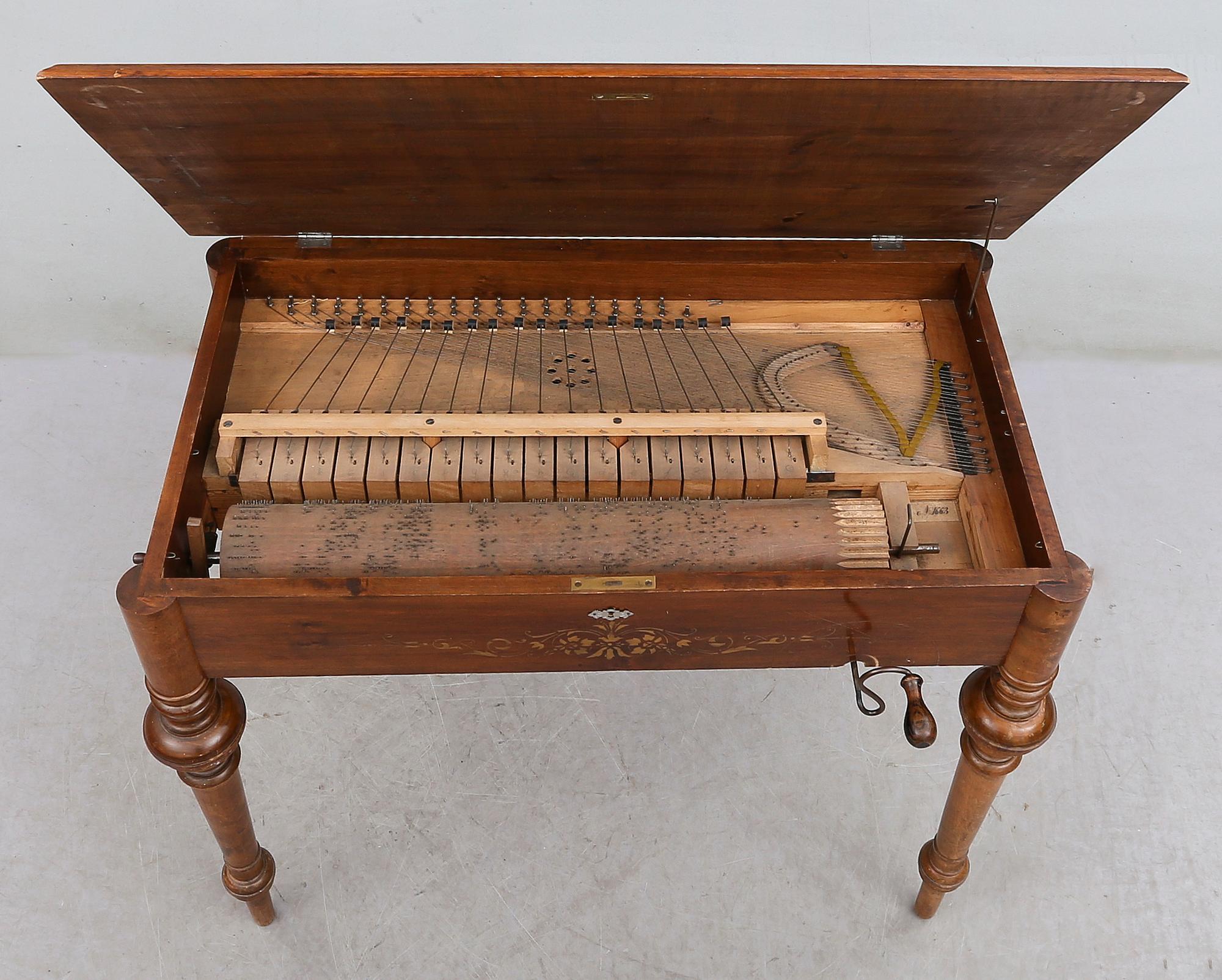 MUSIKBORD, 1800-talets andra hälft.