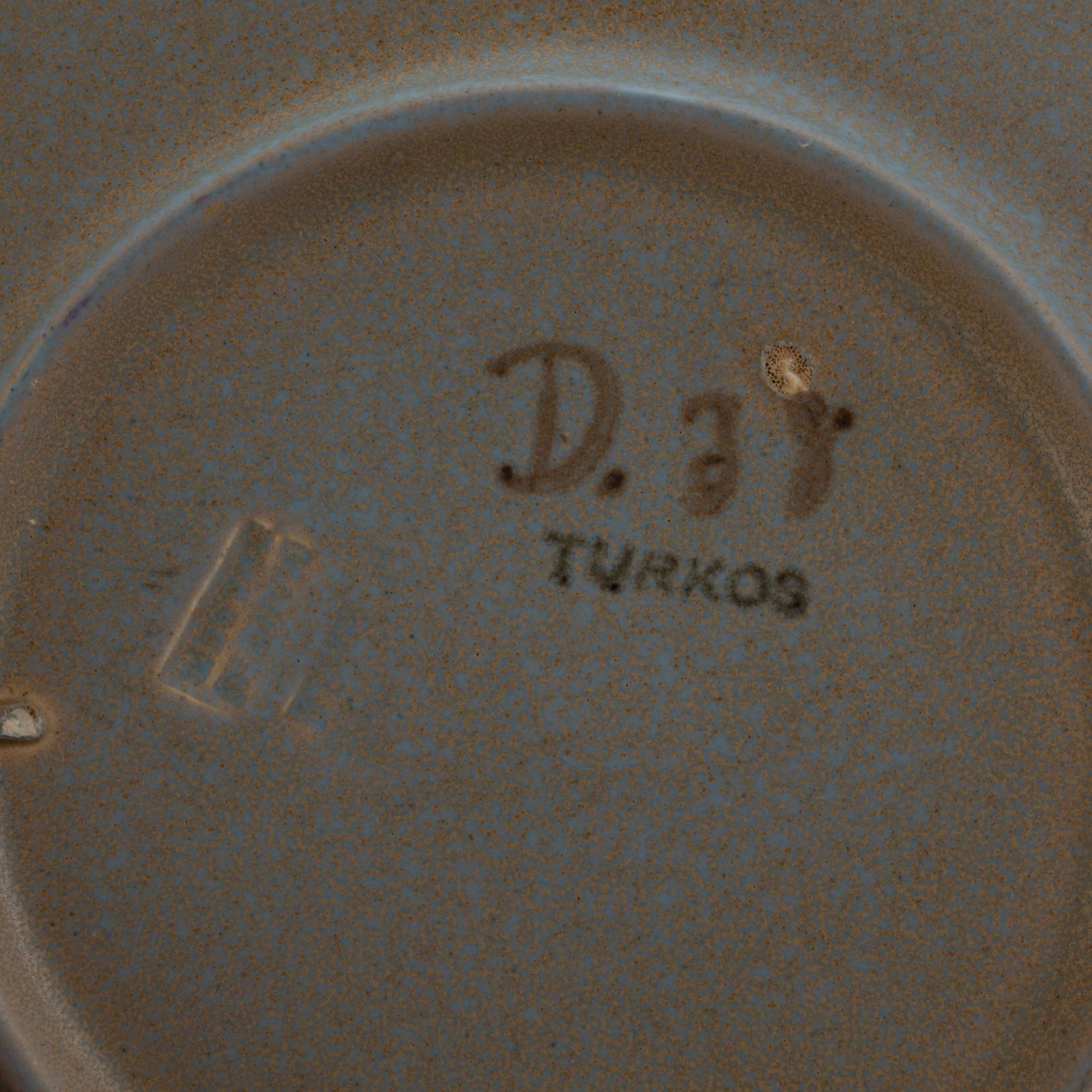 PARTI FAJANS, 16 delar, Evald Dahlskog, Bo fajans, 1940-tal.