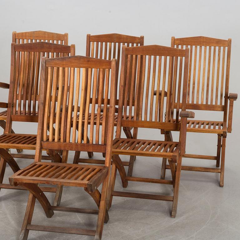 TRÄDGÅRDSSTOLAR, 6 st,  BRAFAB Exclusive, 1900/2000-tal.