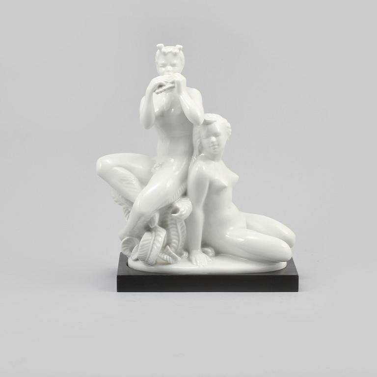 FIGURIN, porslin, Harald Salomon, Rörstrand, 1940-tal.