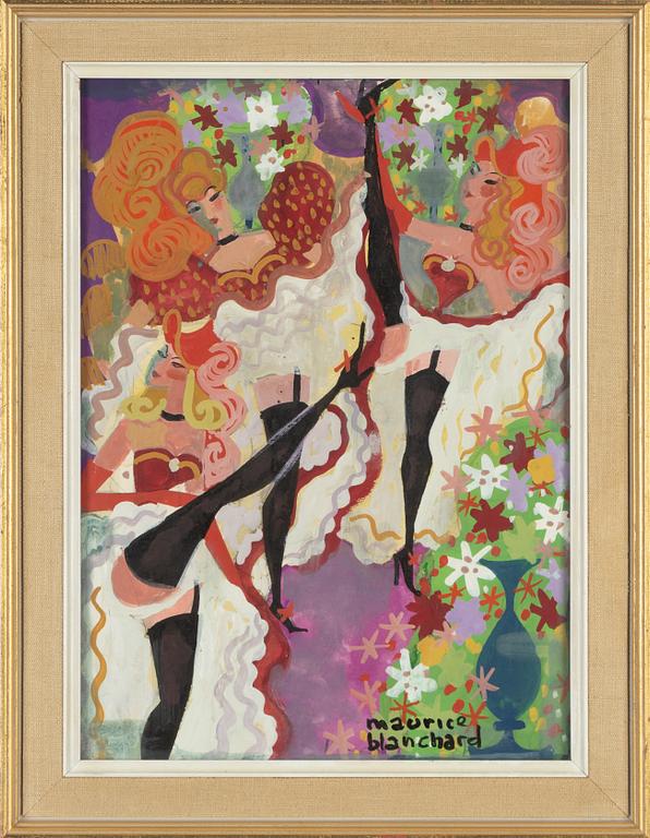 Maurice Blanchard, gouache, signed.