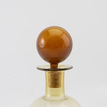 Kaj Franck, decanter with stopper Nuutajärvi/Notsjö Finland dated 62.