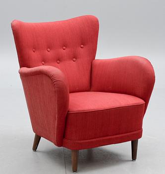 SOFFA samt FÅTÖLJ, 1900-tal.