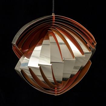 A 'Konkylie' ceiling light by Louis Weisdorf.