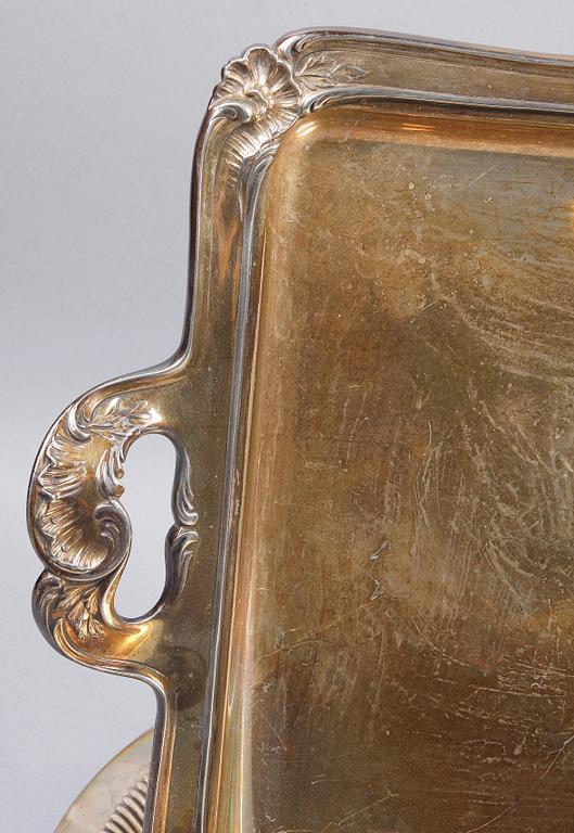 BRICKOR, 3 st, nysilver, tidigt 1900-tal.