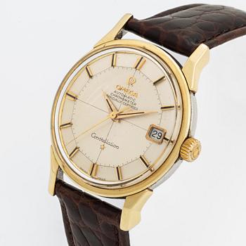 Omega, Constellation, Chronometer, "Pie-Pan", armbandsur, 34 mm.