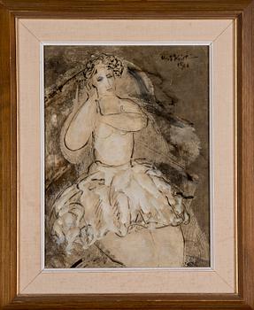 UNTO KOISTINEN, olja på skiva, signerad och daterad 1966.