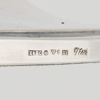 2+2 Swedish Silver Candlesticks, Tore Eldh, Ceson, Gothenburg 1972 and GAB, Stockholm 1960.