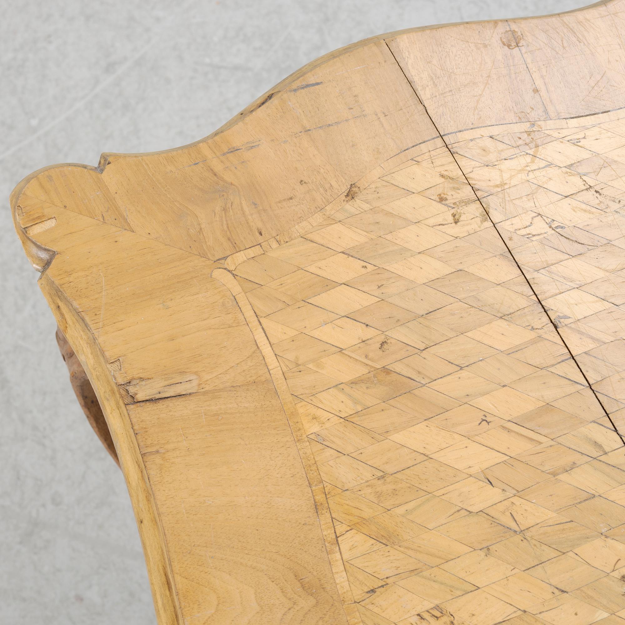 A Rococo table, second half of the 18th Century, Northern Europe.