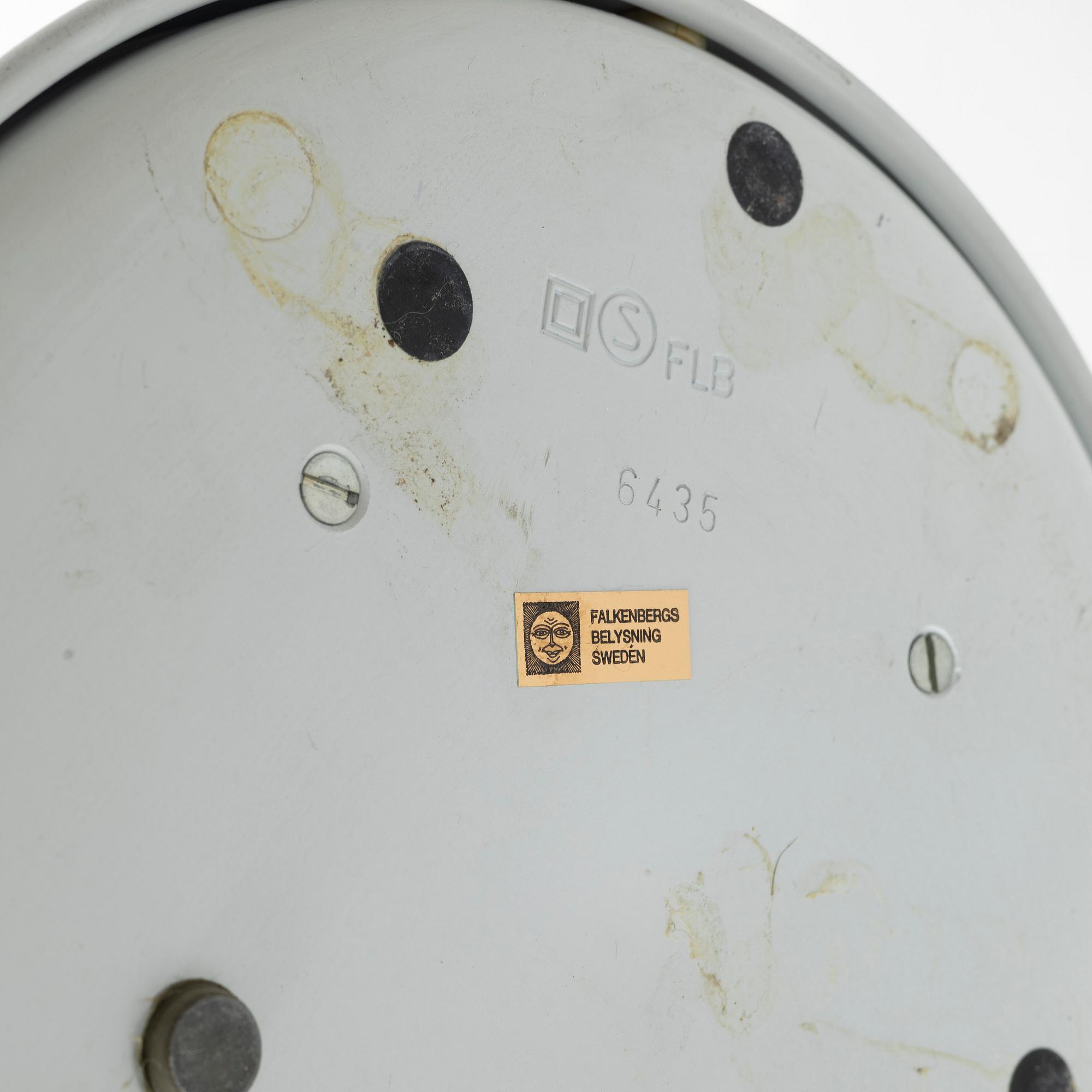 Bordslampa, Modell nr "6435" Falkenbergs belysning, 1900-talets slut.