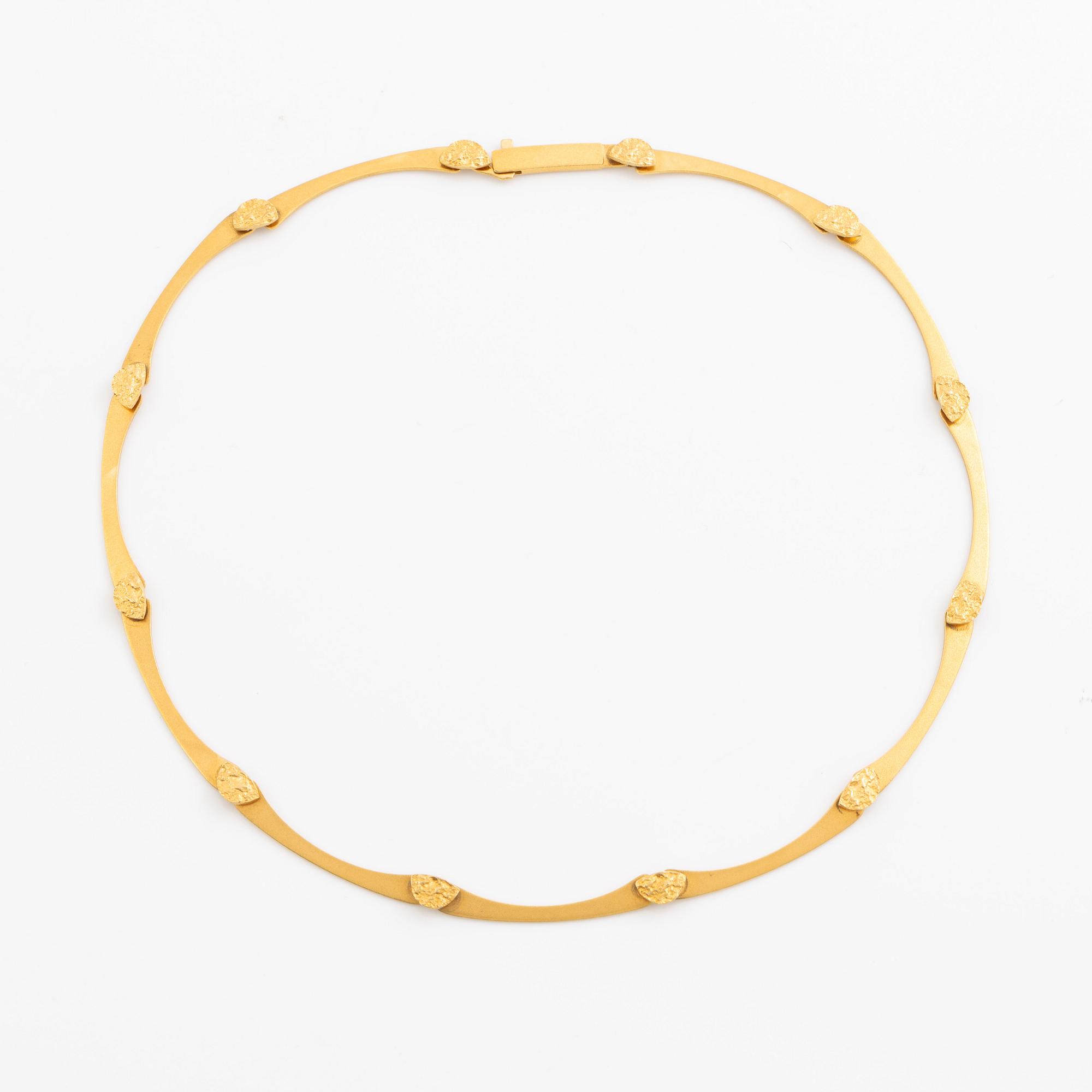 Björn Weckström, collier "Hades", 18K guld, Finland 1980.