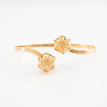 Bracelet/arm ring 18K gold, Alton Falköping 1970.