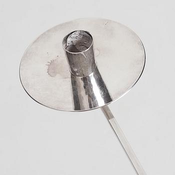 Nils Nisbel, ljuskrona för fyra ljus, 1993, sterling.