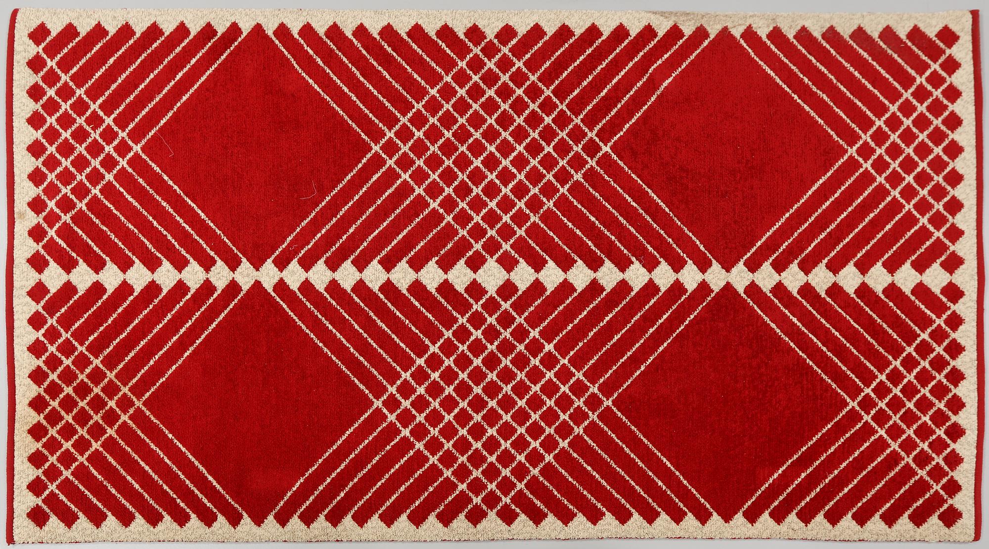 MATTA, dubbelsidig flossa, 1900-talets andra hälft, 158 x 245 cm.