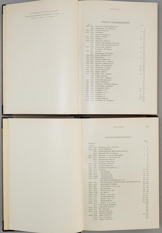 BOOKS, 4 vol. About silver.