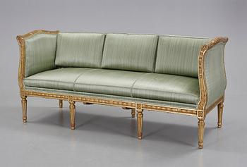 BANKETTSOFFA, gustaviansk stil, 1900-tal.