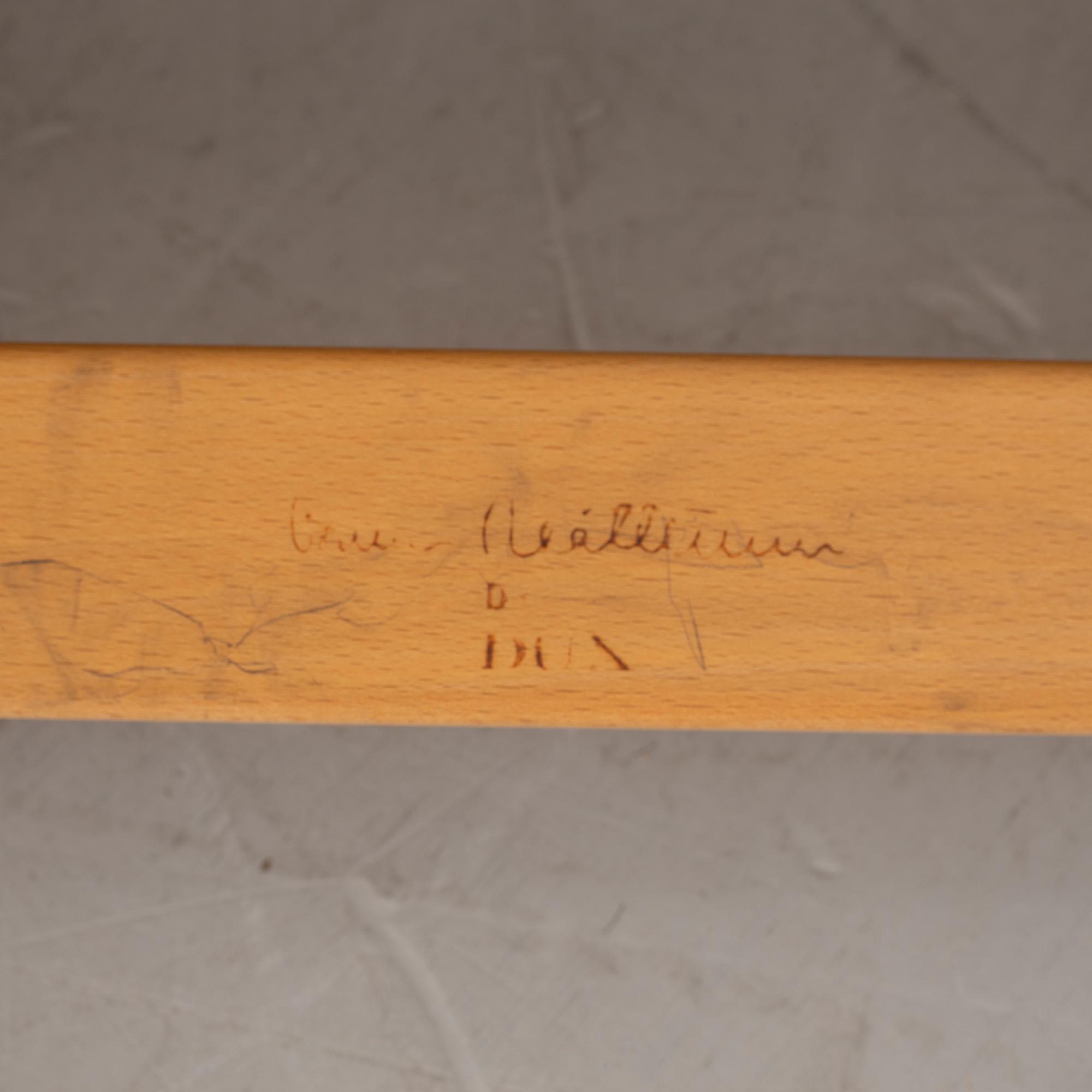 Bruno Mathsson, a 'Pernilla' armchair, Dux.